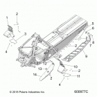 850 INDY XC 129 SC SELECT/INTL Chassis, clutch guard  /  footrests  /  running boards -...
