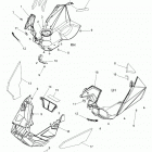 850 AXYS PRO RMK 155/155 3 Body, fenders and nosepan asm. - s20efk8rs  /  efk8re  /...