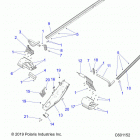 600 INDY 121 ES Chassis, clutch guard, footrests, tunnel grips - s20cba6...