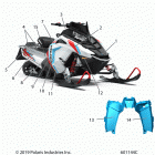 550 INDY EVO/ES Body, decal - s20cbu5bsa  /  bsl (601144)