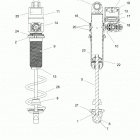 800 RMK KHAOS 155/155 3 Suspension, shock, ifs - s20eft8ps  /  efn8ps (601240)