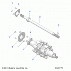 850 AXYS PRO RMK 174 3 Drive train, jackshaft and driveshaft - s20ehm8rs all op...