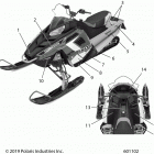 550 INDY ES/INTL ES Body, decal - s20cba5bsl  /  bel (601102)