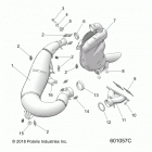 600 RACER/INTL Engine, exhaust system - s20mdx6jsa  /  6jea (601057c)