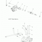 600 INDY 121 ES Engine, oil pump and lines - s20cba6gsl (49snowoilpump12...