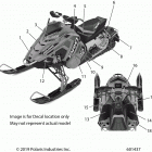 850 RUSH PRO-S SC SELECT (S20DCH8RS) Body, decal, black side panel w  /  blk, titanium accent...