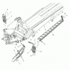 800 AXYS PRO RMK 174 3 Chassis, clutch guard, footrests, and running boards - s...