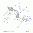 550 INDY ES/INTL ES Suspension, torque arm, rear - s20cba5bsl  /  bel (c6011...