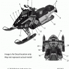 600 INDY ADVENTURE 137 SC SELECT Body, decal, midnight blue side panel, 40th anniv - s20e...