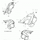 850 AXYS PRO RMK 155/155 3 Body, side panels - s20efk8rs  /  efk8re  /  efm8rs  /  ...