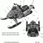 850 INDY XC 137 SC SELECT/INTL Body, decal, black side panel w  /  pink accent - s20edp...