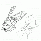 600 RACER/INTL Body, hood foam  /  fiber - s20mdx6jsa  /  6jea (600749)