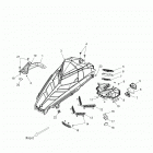 600 INDY 121 ES Body, hood asm. - s20cba6gsl (600786)