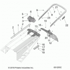 800 INDY XC 129 SC SELECT Body, bumper, rear, snowflap and taillight cover - s20ek...