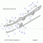 550 LXT ES (S20CED5BSL/BSU) Suspension, rail, lh  /  rh - s20ced5bsl  /  bsu all opt...