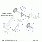 850 AXYS PRO RMK 174 3 Suspension, torque arm, rear - s20ehm8rs all options (c6...