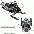 850 SKS 146/INTL SC SELECT ALL OPTIONS Body, decal, snow check, midnight blue side panel w  /  ...