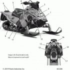 850 AXYS SKS 155/INTL SC SELECT Body, decal, snow check, black side panel w  /  blk,titn...