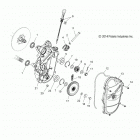 600 RACER/INTL Drive train, chaincase - s20mdx6jsa  /  6jea (49snowchai...