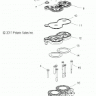 600 RACER/INTL Engine, cylinder - s20mdx6jsa  /  6jea (49snowcylinder12...