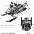 800 SWITCHBACK ASSAULT 144 SC SELECT (S20EEC8PS) Body, decal, snow check, black side panel w  /  blue acc...