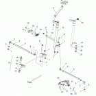 600 INDY 121 ES Steering, lower - s20cba6gsl (601116)