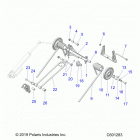 850 SKS 146/INTL SC SELECT ALL OPTIONS Suspension, torque arm, rear - s20els8rs  /  8re all opt...