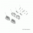 800 RUSH PRO-S SC SELECT Engine, reed valve and throttle body adaptor - s20dch8ps...