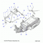 850 RUSH PRO-S SC SELECT (S20DCH8RS) Chassis, chassis asm. and over structure - s20dch8rs all...