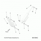600 RACER/INTL Suspension, shock mounting (ft  /  rt) - s20mdx6jsa  /  ...