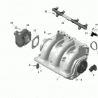 001 - GTR 230 01- rotax - air intake manifold and throttle body