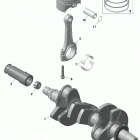 001 - GTI 90 01- rotax - crankshaft and pistons   /   built october 2...