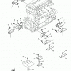FX HO  (FB1800W) Крепление двигателя