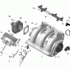 001 - RXT 300 01- engine - air intake manifold - gtx - rxt