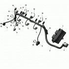 001 - FISH PRO 170 10- electric - engine harness - 170hp