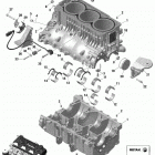 002 - WAKE PRO 230 01- engine - crankcase -  1630 scic