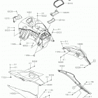JET SKI STX160LX Hull middle fittings