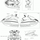 JET SKI ULTRA LX Лейбл предостережения