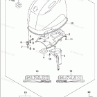 DF 175AZX ENGINE COVER (DF175AT)(DF175AZ)