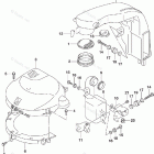 DF 150APX SILENCER / RING GEAR COVER