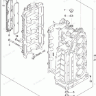 DF 100ATL CYLINDER BLOCK