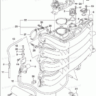 DF 200ATL INTAKE MANIFOLD / THROTTLE BODY