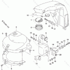 DF 200ATL SILENCER / RING GEAR COVER