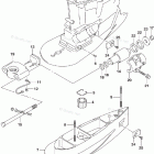 DF 225TX DRIVE SHAFT HOUSING TRANSOM(X,XX) (DF225T)(DF225Z)(DF250...