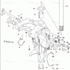 DF 300APL SWIVEL BRACKET TRANSOM(L)