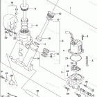 DF 300APL TRIM CYLINDER TRANSOM(L)