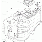 DF 150APX INTAKE MANIFOLD / THROTTLE BODY