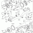 Q.U.V. Rear hub / brake