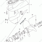 DF 20AEX2 Gear Case (3 Blade)
