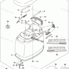 DF 225TX ENGINE COVER (DF225T)(DF225Z)